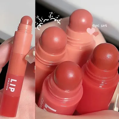 4 In 1 Multicolour Nude Velvet Matte Crayon Lipstick